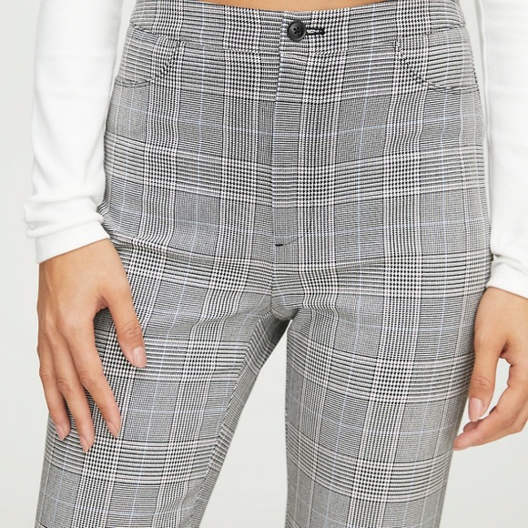 Aritzia Sunday Best Freshman Check Pant Size 2 - Picture 3 of 7
